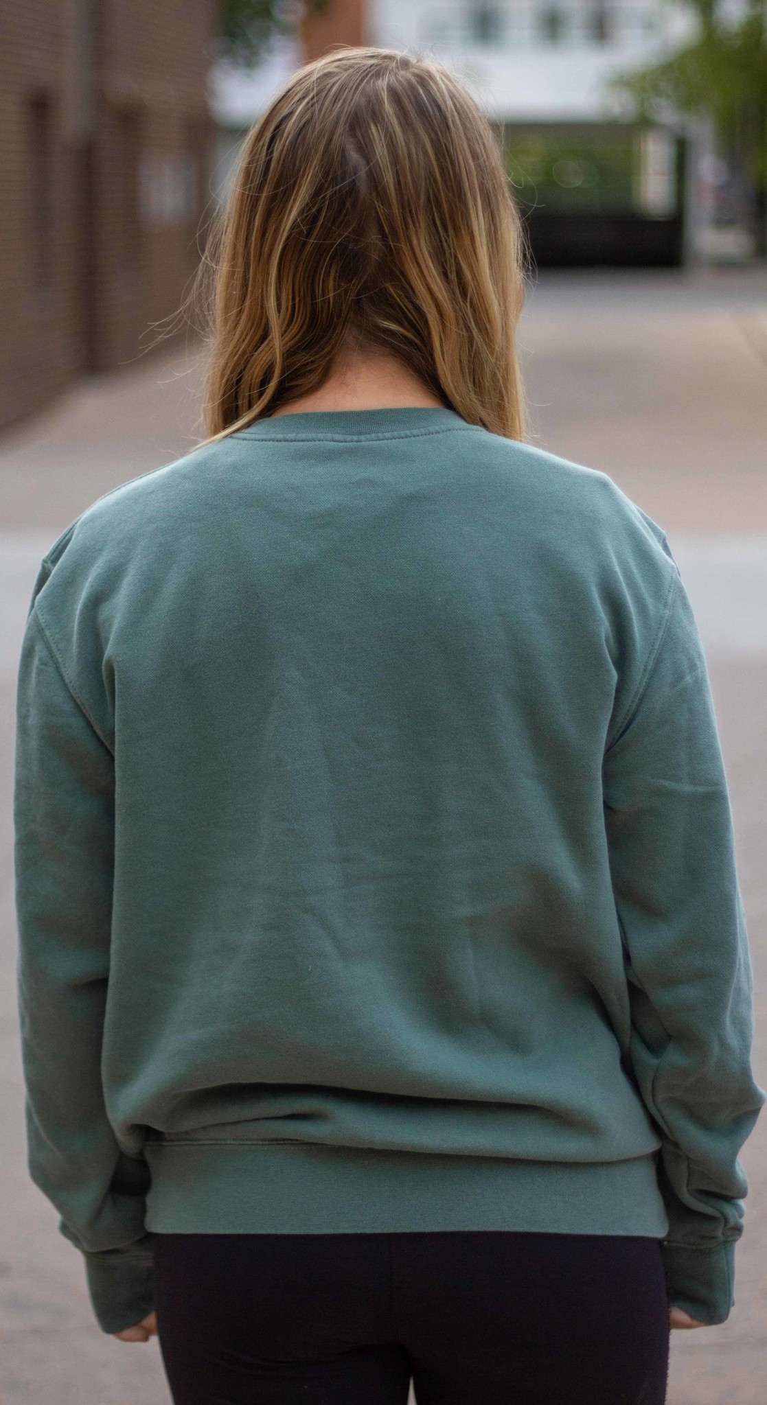 BIKE AND BREW Green 'Can' Crewneck