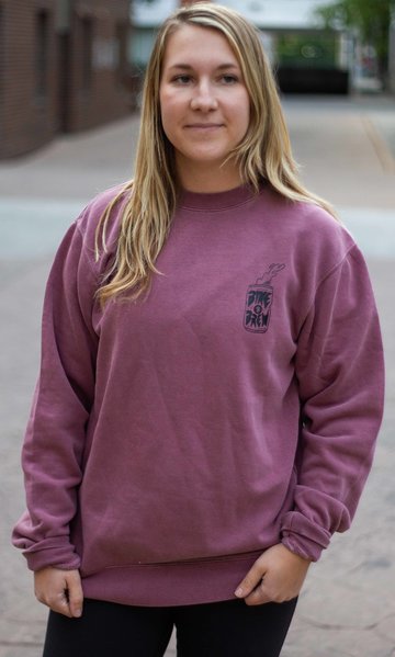 Bike and Brew Limited Edition! Maroon Skully B Crew Neck