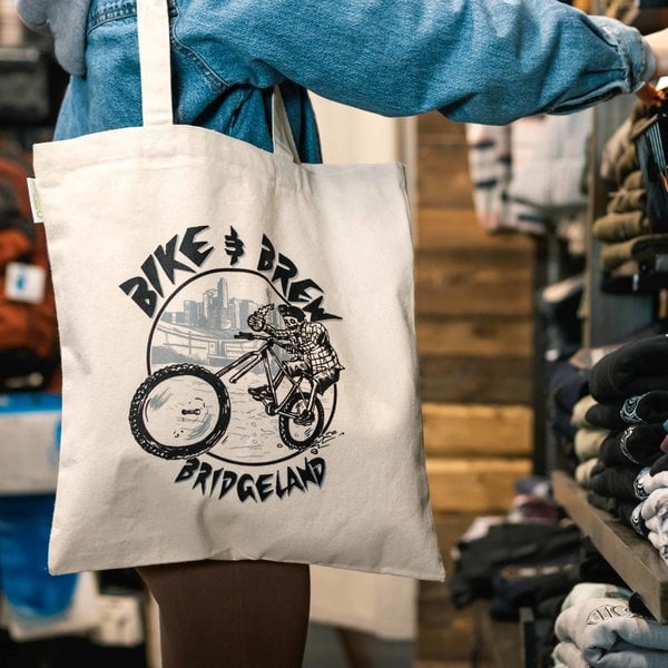 Bike and Brew Tote Bag