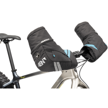 45NRTH Cobrafist Pogies - Flat Bar - Black - One Size