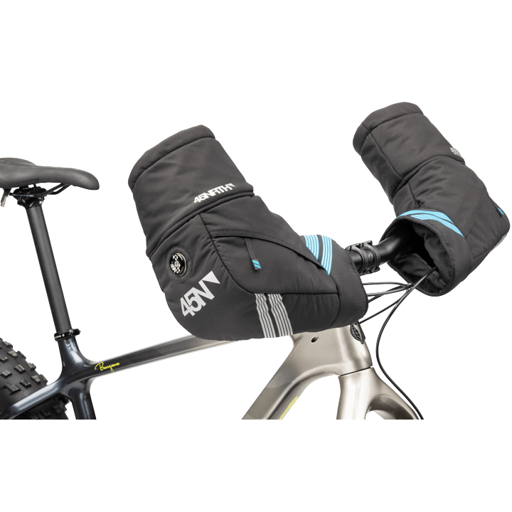 45NRTH Cobrafist Pogies - Flat Bar - Black - One Size