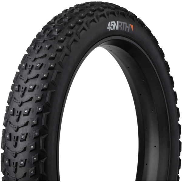 45NRTH Dillinger 5 Tire - 27.5 x 4.5 Tubeless Folding Black 120tpi 252 Concave Carbide Aluminum Studs