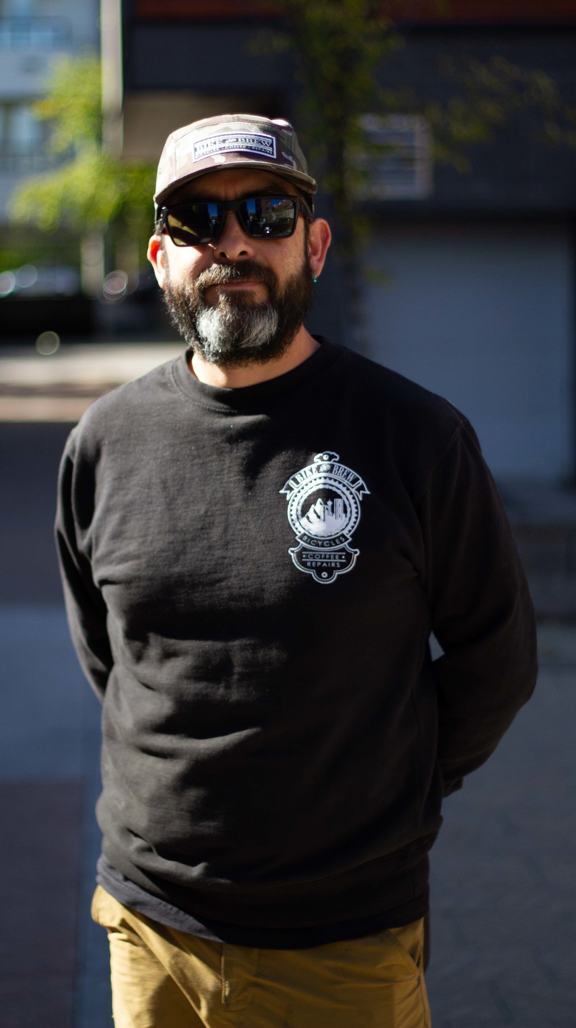 BIKE AND BREW OG Crew Pullover | Black