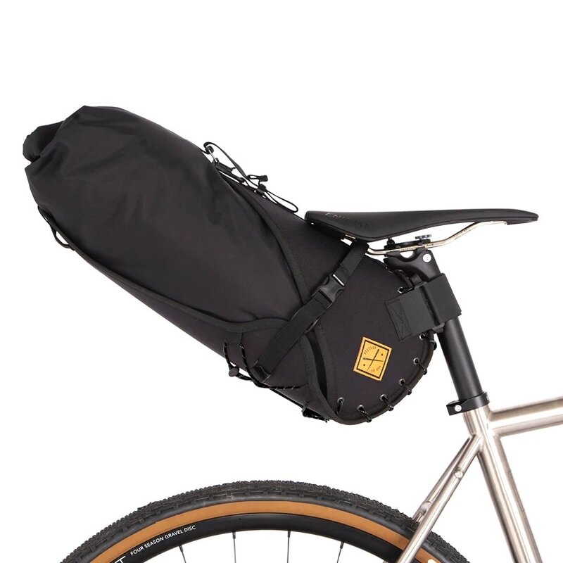 アクセサリー RESTRAP SADDLE BAG+DRY BAG 14L Restrap Saddle Bag 14L Black - Bike and Brew