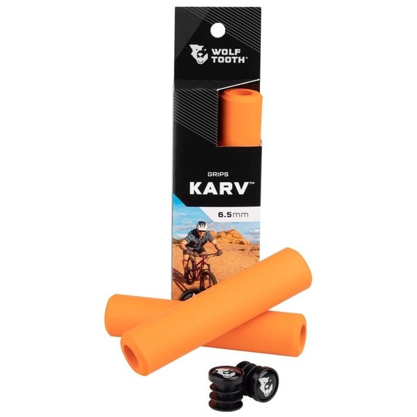 Wolf Tooth Components Karv 135mm Grips - Orange