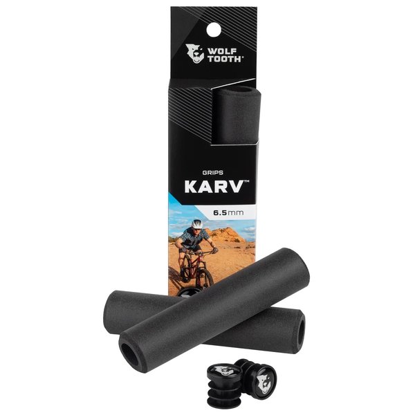 Wolf Tooth Components Karv 135mm Grips - Black