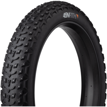 45NRTH Dillinger 5 Tire - 26 x 4.6 Tubeless Folding 60tpi 258 Carbide Steel Studs - Black