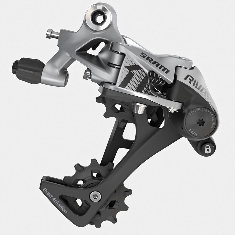 SRAM Rival 1 - Type 3.0 11 Speed Long Cage Rear Derailleur - Black