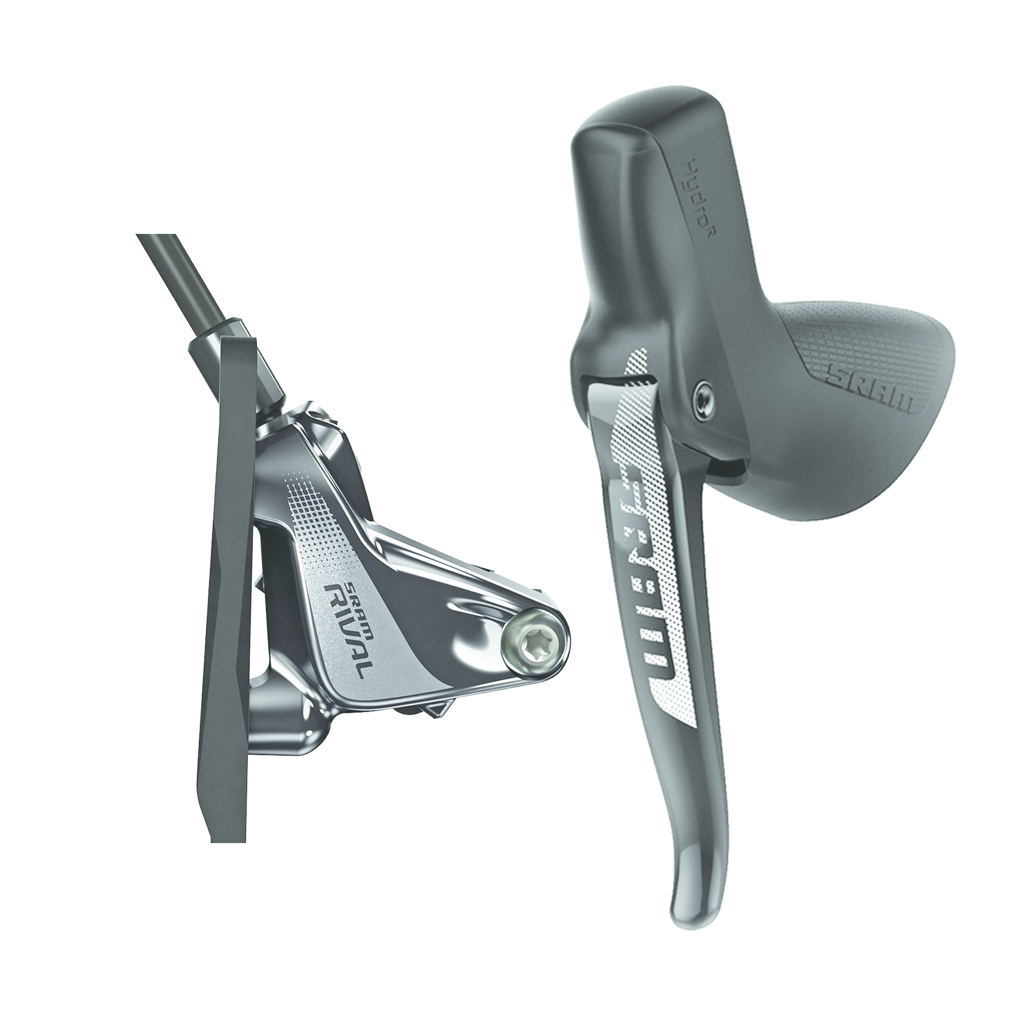 SRAM Rival 1 Front Lever and Hydraulic Caliper Flat Mount Bike and Brew