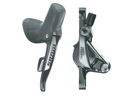 SRAM Rival 22 - 2 Speed Front Shifter/Brake Lever and Flat Mount Caliper