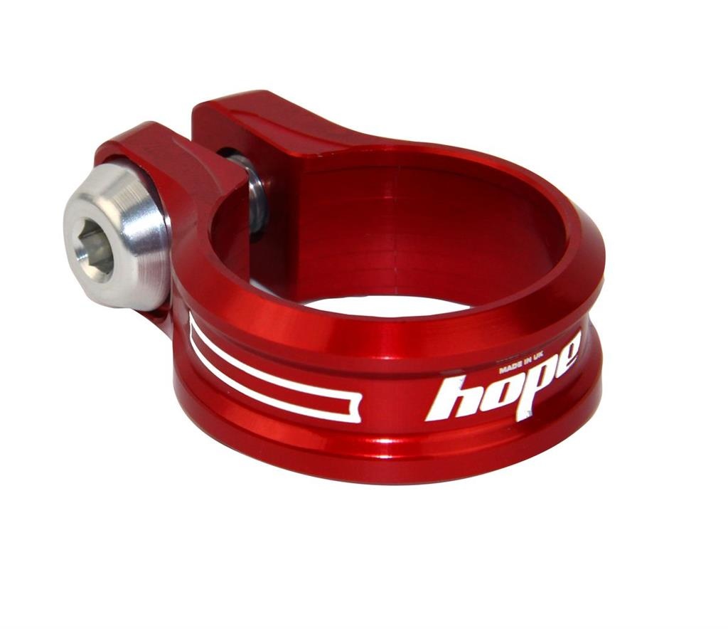 Hope Bolted Seatpost Collar 31.8 Red Bike and Brew