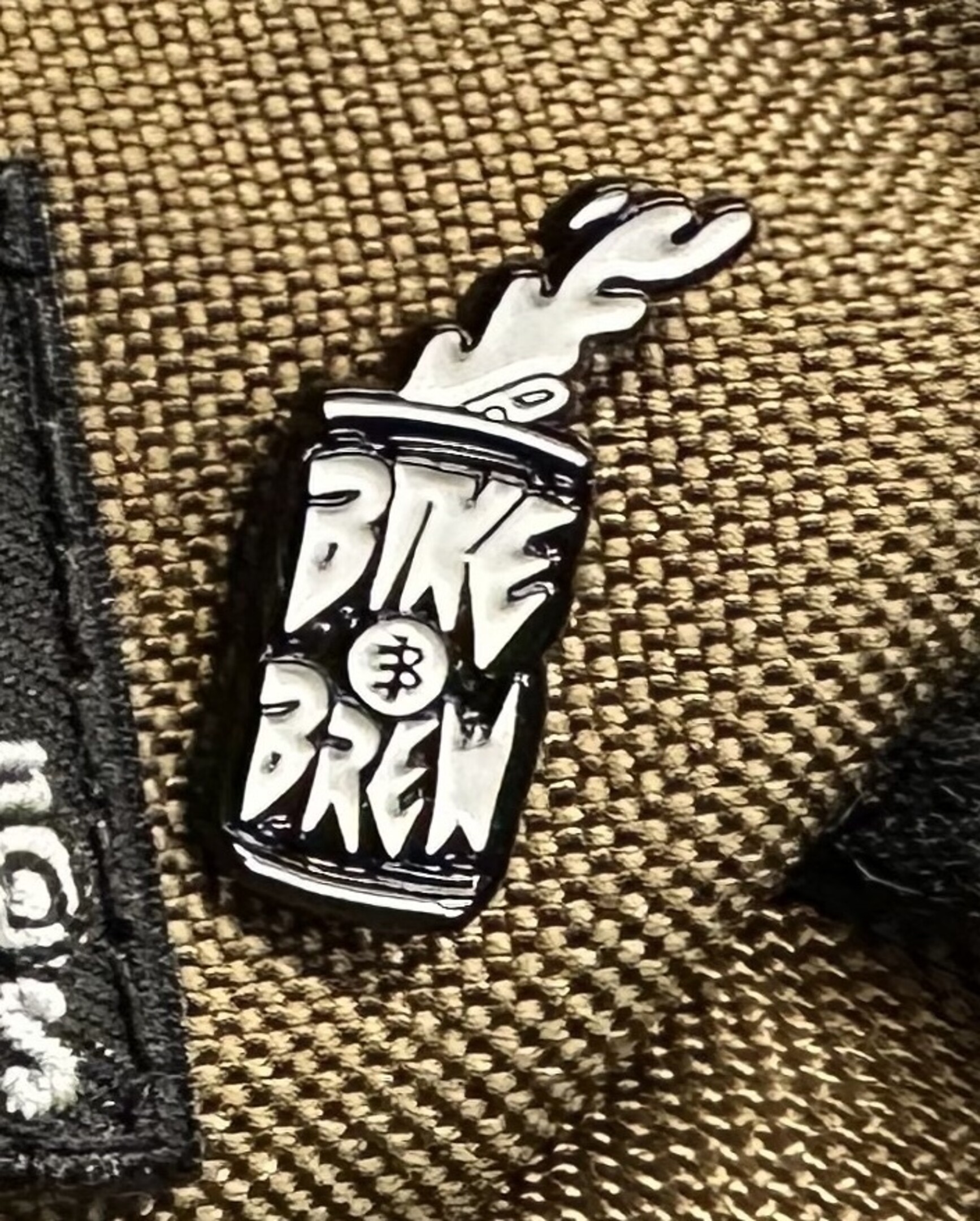 Bike and Brew Limited Edition Brew Can Pin Bike and Brew