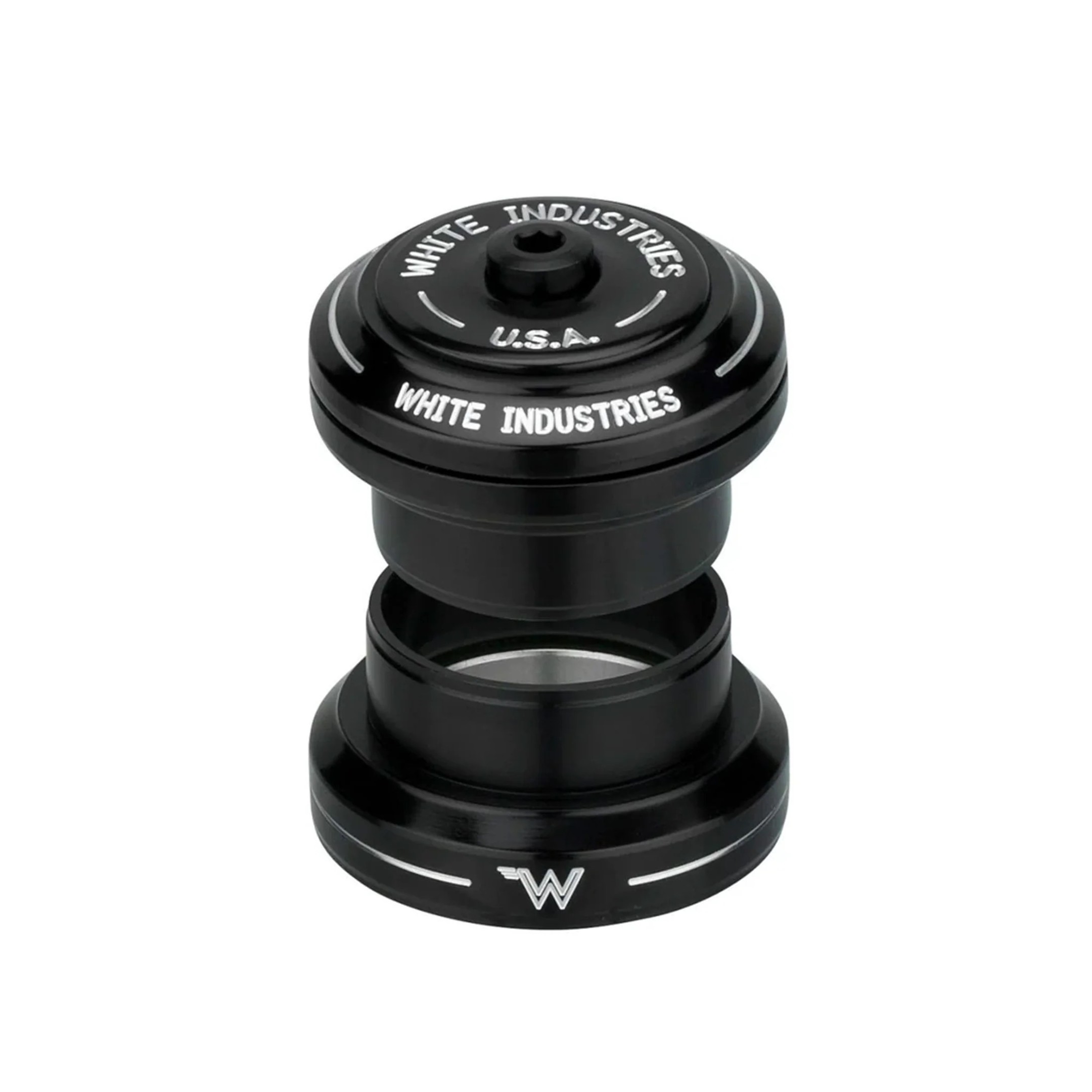 White Industries EC3434 External Headset Black Bike and Brew