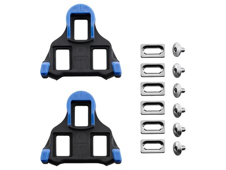 Shimano SH12 Cleats - Blue 2 Degree Float