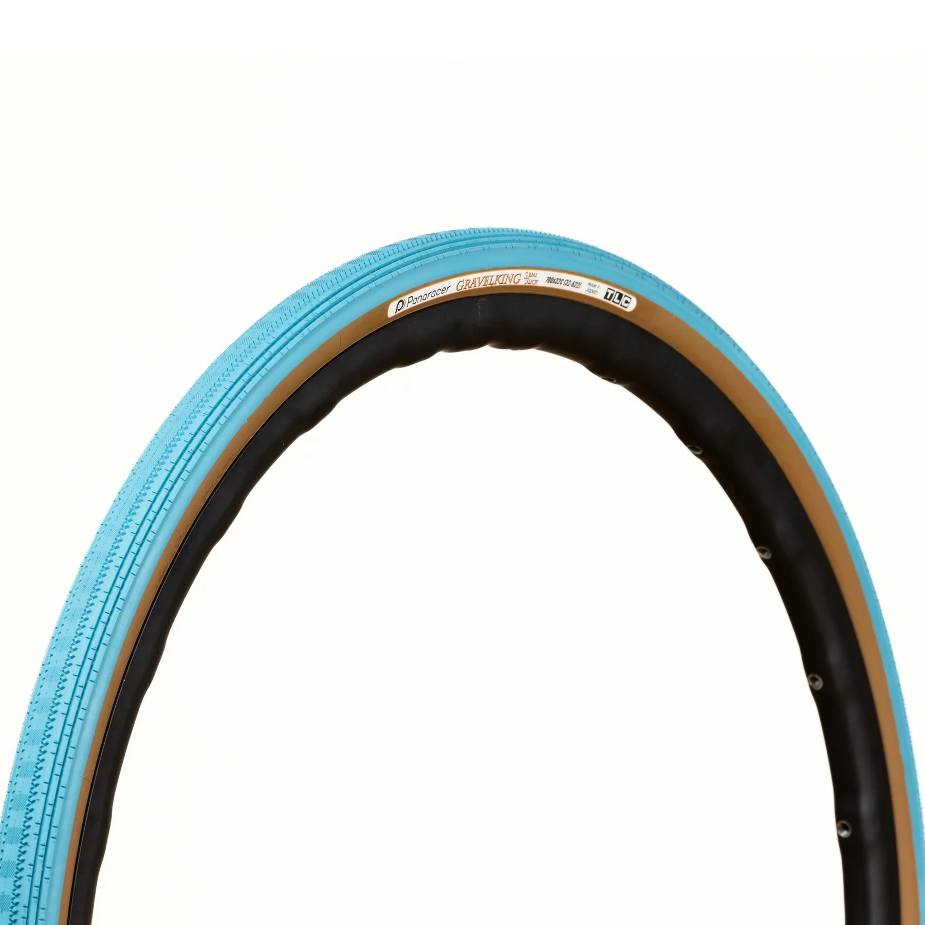 Panaracer Gravel King SS Tire 700x43 Turquoise LTD - Bike and Brew