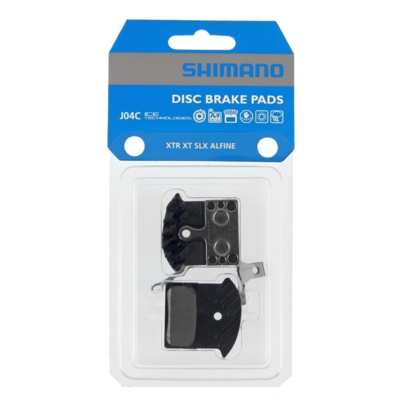 DISC BRAKE PADS J04C ×2 Shimano J04C Metallic Disc Brake Pad - Components