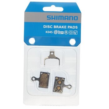 SHIMANO K04S Disc Brake Pads - Metallic - Without fins