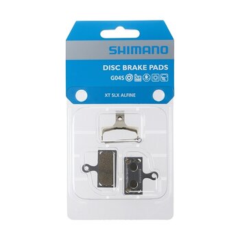 SHIMANO G04S Disc Brake Pads Without Fins - Metal