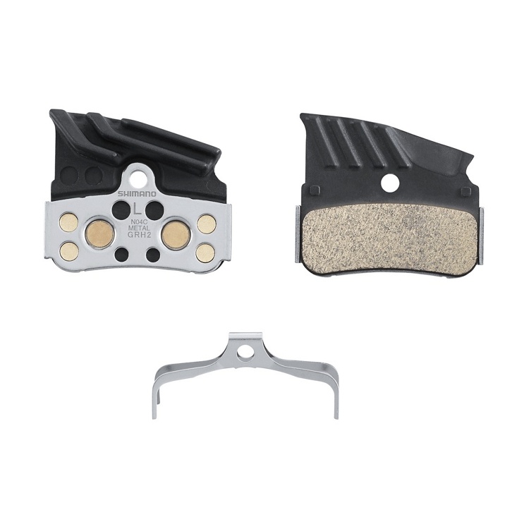 SHIMANO N04C Disc Brake Pads with Fin - Metal