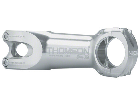 Thomson Elite X4 Stem 90mm x 31.8, 0 -/+, Silver - Bike and Brew