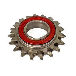 WHITE INDUSTRIES Dos Eno Double Freewheel 17/19 Tooth for 3/32" Chains - Red Lockring