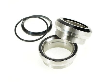 Enduro 1-1/8 External Cup Headset 34mm EC Stainless Silver