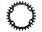 Wolf Tooth Components 96 BCD 30T 1x Chainring 4 Bolt Black