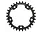 Wolf Tooth Components 94 BCD Chainring - 32t, 94 BCD, 5-Bolt, Drop-Stop, Black