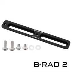 WOLFTOOTH COMPONENTS B-Rad Mounting Base, 2 threaded holes