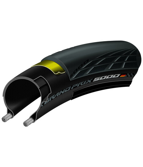 Continental Grand Prix 5000 700 x 28 Black/Transparent