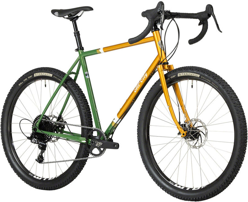 All-City Gorilla Monsoon APEX Tangerine Evergreen - Bike and