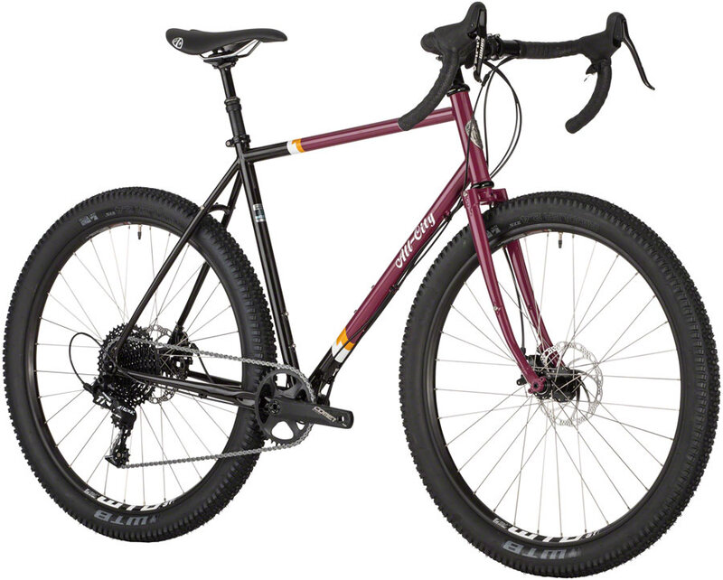 All-City Gorilla Monsoon Apex Charred Berry - Bike and Brew