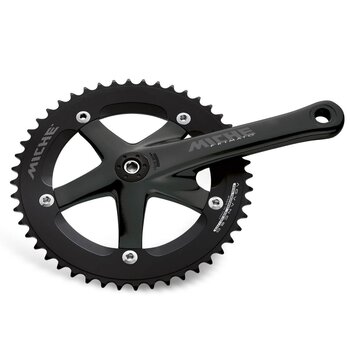 MICHE Primato Advanced Cranks w/o BB 165mm 48T, Black