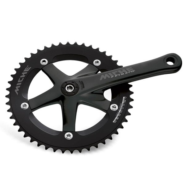 Miche Primato Advanced Cranks w/o BB 165mm 48T, Black