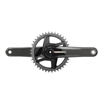 SRAM Force D2 1x, Crankset, Speed: 12, Spindle: 28.99mm, BCD: Direct Mount, 40, DUB, 170mm, Black, Road Disc