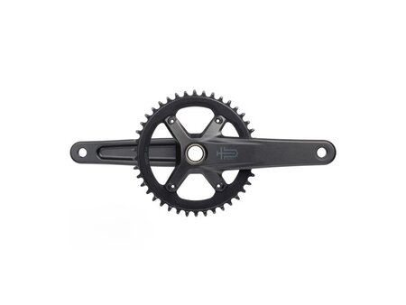 PISTARD 2.0 (48T・165) + BB / MICHE Miche Pistard 2.0 Crank Set w/out BB 144mm Black 165mm 48T
