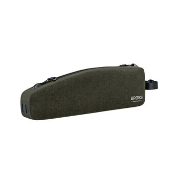 BROOKS ENGLAND Scape Top Tube bag Long - Mud Green
