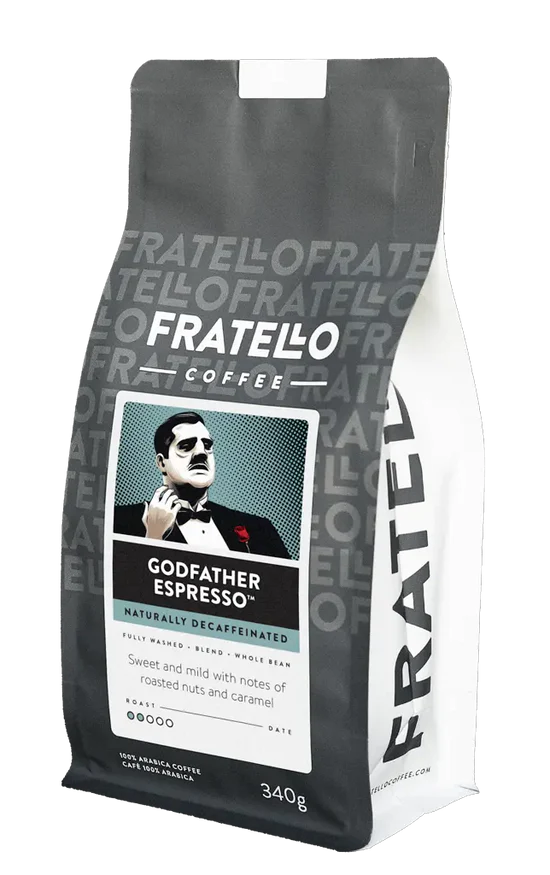 Godfather Espresso - Decaf - 12oz bag