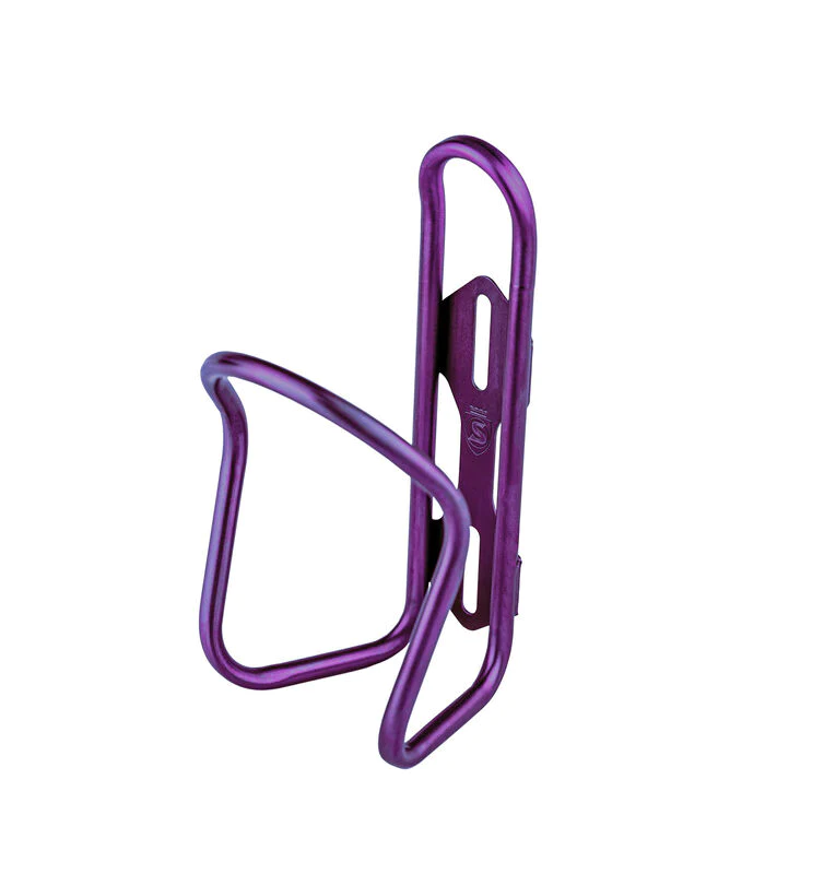 SILCA Sicuro Titanium Bottle Cage - Royal Purple