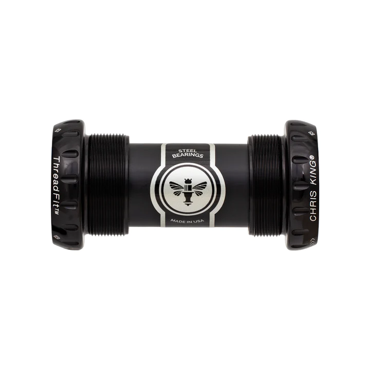 CHRIS KING ThreadFit 24mm Bottom Bracket - Black