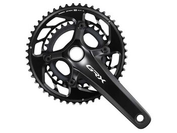 Shimano GRX FC-RX610-2 Crankset - 170mm 46-30 Tooth 12-Speed