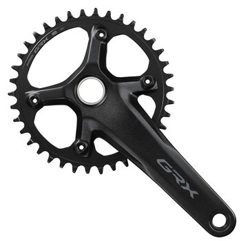 SHIMANO GRX FC-RX610-1 Crankset - 172.5mm 38 Tooth 12-Speed 24mm Spindle 110 BCD