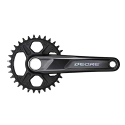 SHIMANO FC-M6130-1, Crankset, Speed: 12, BCD: Direct Mount, 32, Hollowtech II, 170mm, Black, MTB, Set