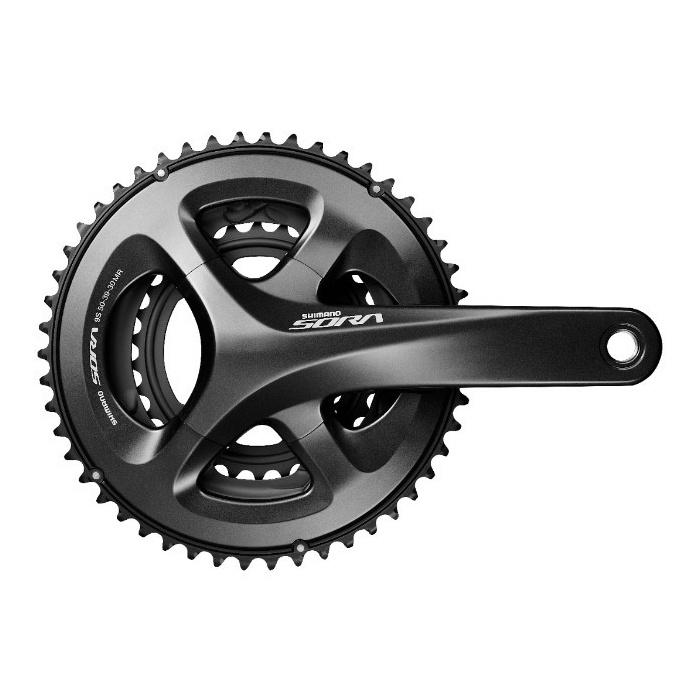 Shimano, Sora FC-R3030, Crankset, 9 sp., 175mm, 30/39/50T, BCD:110
