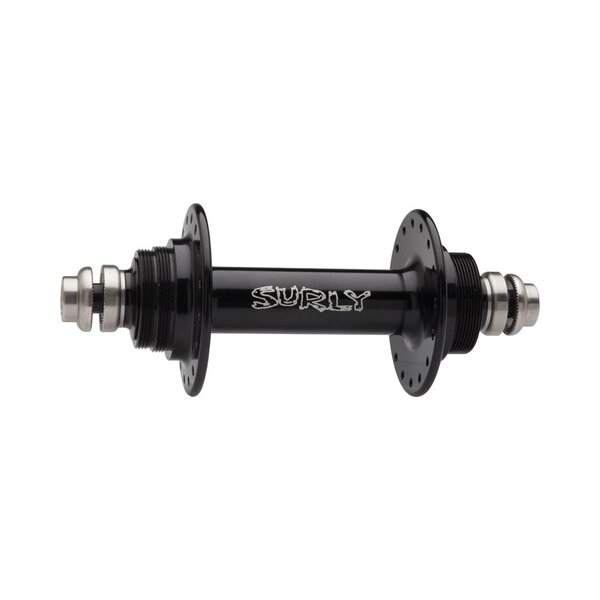 Surly Surly Ultra New Rear Hub - Threaded x 120mm, Rim Brake, Fixed/Free, Black, 32H