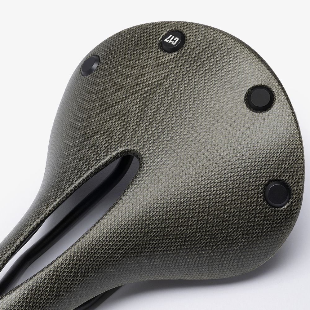 BROOKS Cambium C17 サドル Carved Brooks C17 Carved Saddle - Mud Green - Bike and Brew