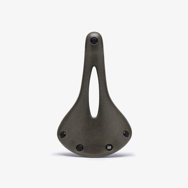 パーツ Brooks - BROOKS Cambium C17 MUD GREEN Brooks C17 Carved Saddle - Mud Green - Bike and Brew