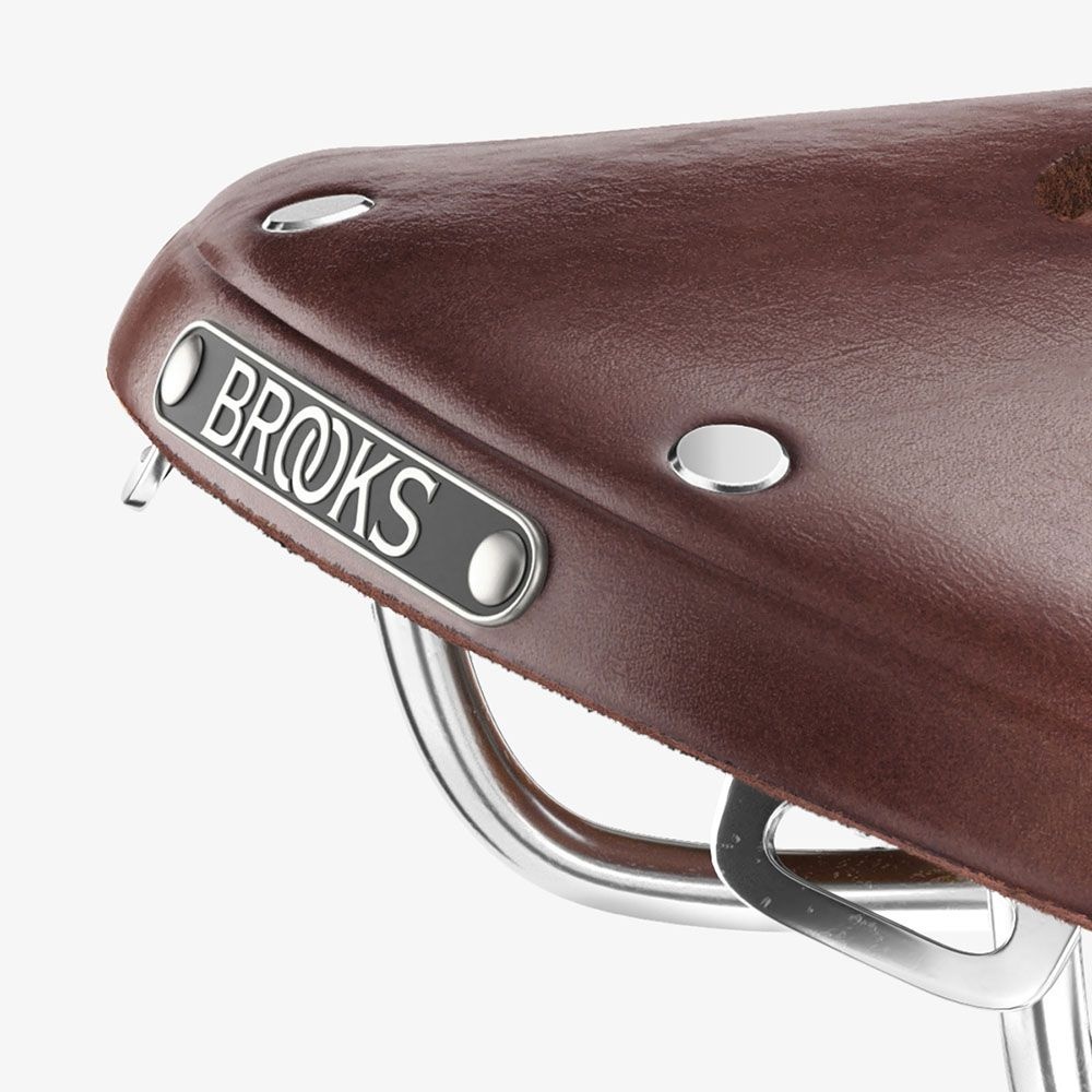 BROOKS B17 Carved Saddle - Antique Brown