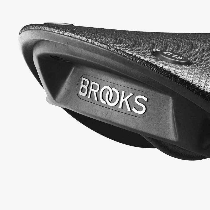 Brooks C15 Carved Saddle - Black - Bike and Brew
