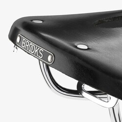 BROOKS B17 Carved Short Saddle - Black